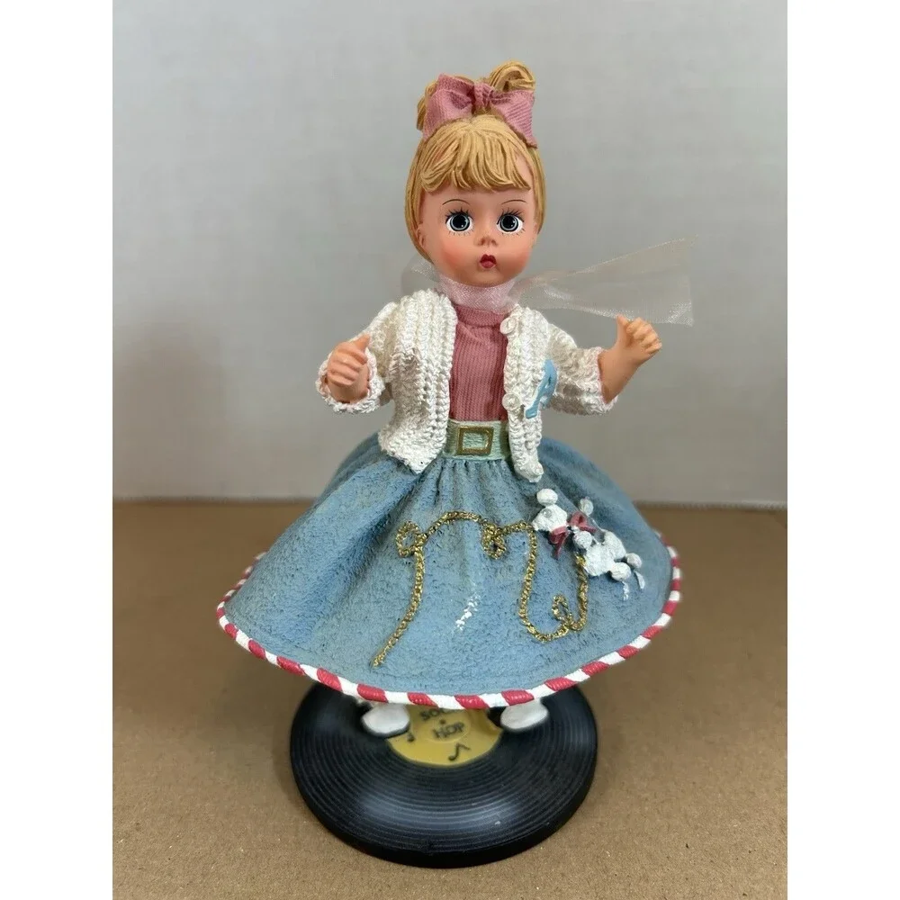 Madame Alexander 1950 Sock Hop Figurine Limited Edition 24/402 5.5” Poodle Skirt